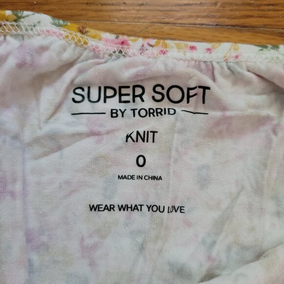 NWT TORRID | Cinched Waist Babydoll Tank Top Super Soft Knit | Sz. 0/L/12 - Picture 7 of 9